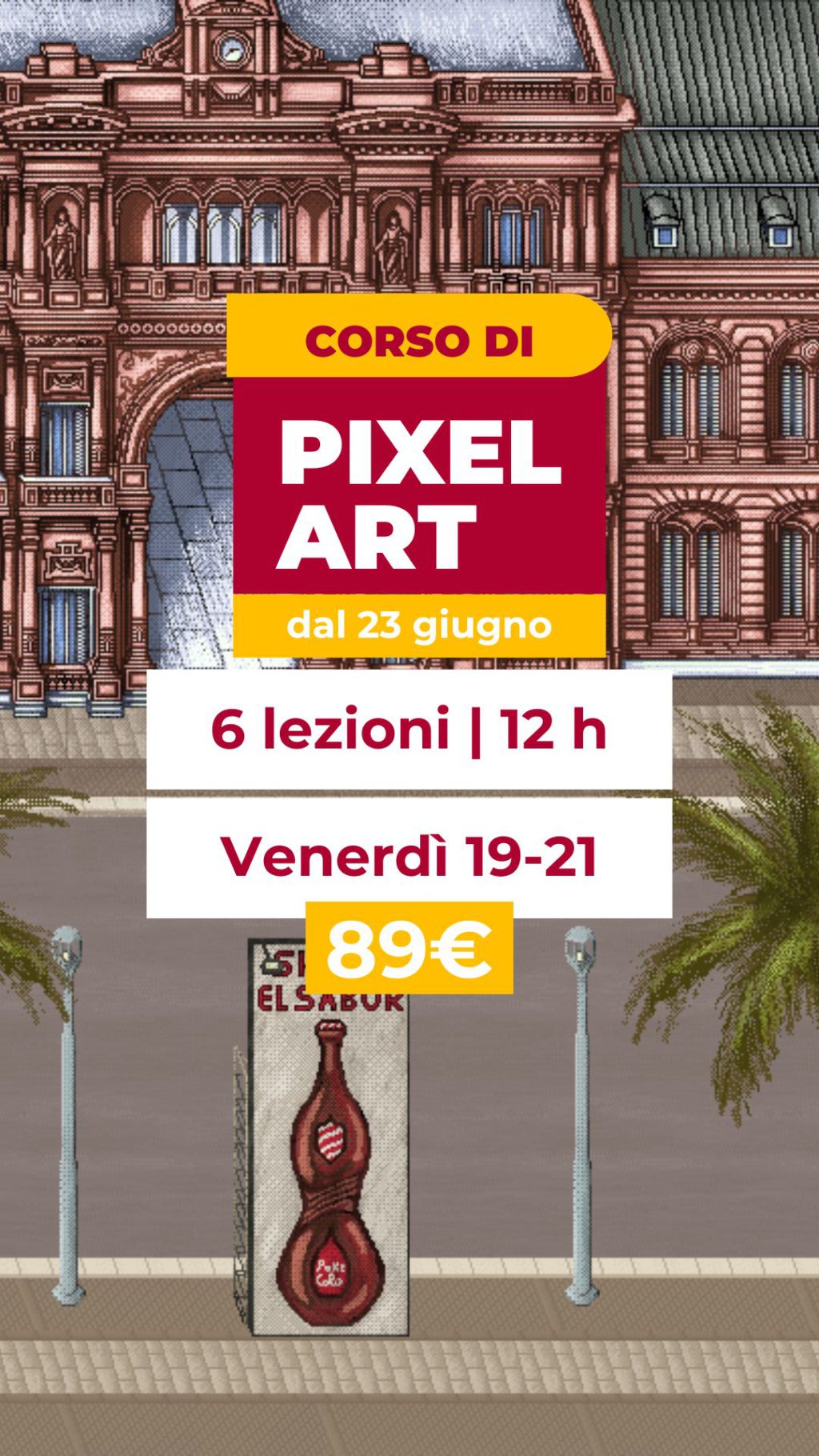 Pixel art - Bologna Nerd